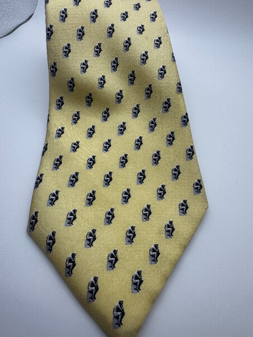 Musee Rodin Paris The Thinker Silk Art History Novelty Tie